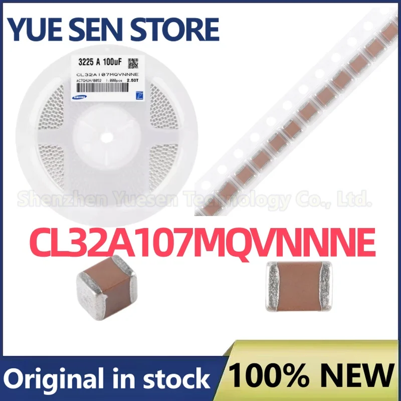 1000pcs/50pcs CL32A107MQVNNNE 100uF ±20% Chip capacitor New Import in stock
1000pcs/50pcs CL32A107MQVNNNE 100uF ±20% Chip capacitor New Import in stock