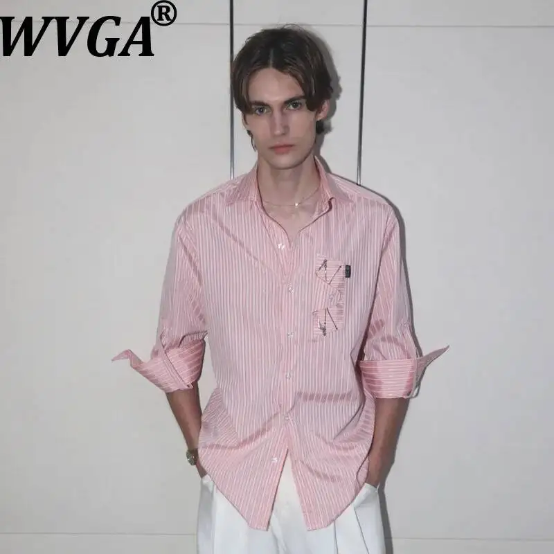 WVGA Spring Summer New Man Tide Glasses Case Striped Trendy Half Sleeve Shirt Niche Chic Casual Turn-Down Collar Tops Ins W23656
WVGA Spring Summer New Man Tide Glasses Case Striped Trendy Half Sleeve Shirt Niche Chic Casual Turn-Down Collar Tops Ins W23656