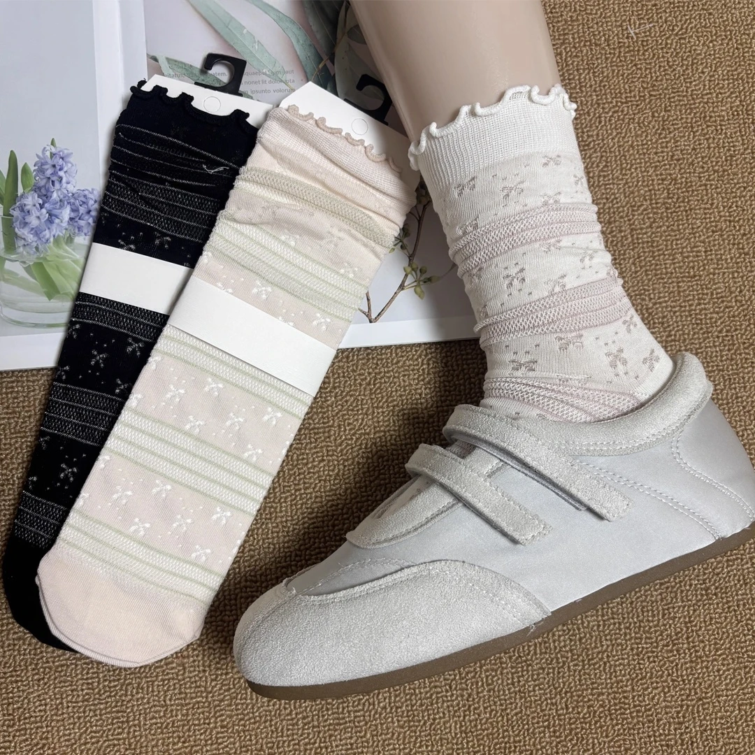 Socks For Women Thin Summer New Candy Color Hollow Out Breathable Loose Sock Women's Casual Basic Sweet Girls Fashion Long Socks
Socks For Women Thin Summer New Candy Color Hollow Out Breathable Loose Sock Women's Casual Basic Sweet Girls Fashion Long Socks