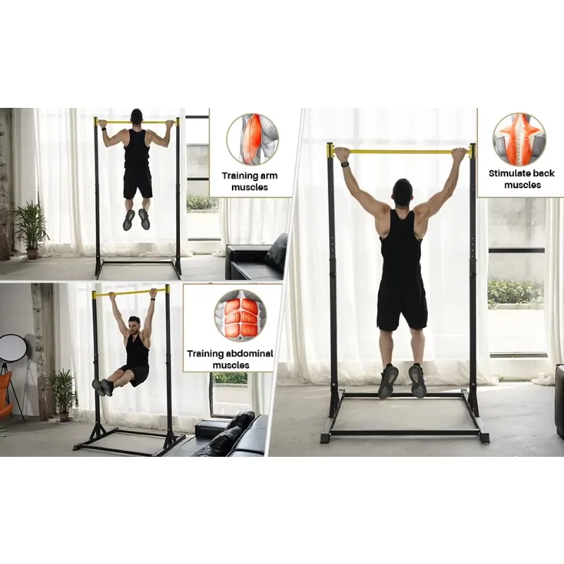 Multifunctional Home Fitness Equipment Adult Pull-up Rack Station with Adjustable Height Gymnastics Bar Steel Material Newly
Multifunctional Home Fitness Equipment Adult Pull-up Rack Station with Adjustable Height Gymnastics Bar Steel Material Newly