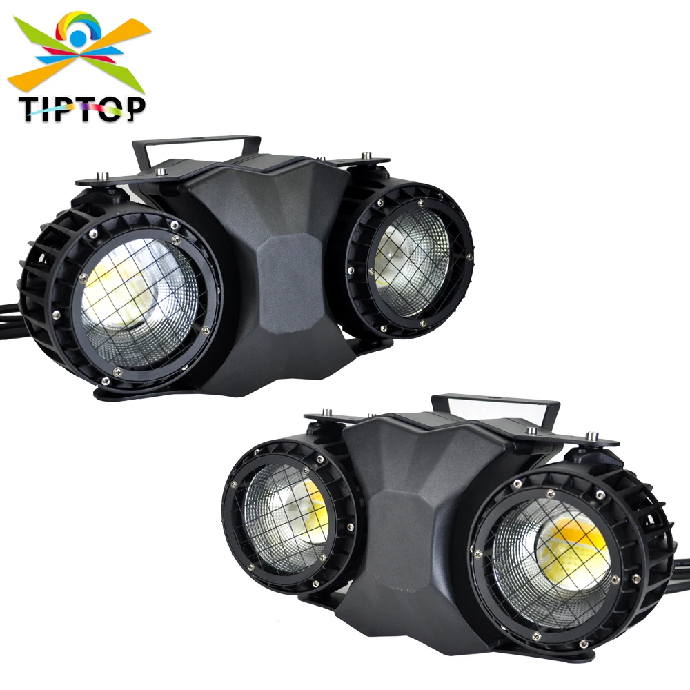 Профессиональный уличный светодиодный прожектор TIPTOP 2x100W COB с вентиляторным охлаждением, DMX-управлением, алюминиевым корпусом IP65, профильный светильник Leko
Профессиональный уличный светодиодный прожектор TIPTOP 2x100W COB с вентиляторным охлаждением, DMX-управлением, алюминиевым корпусом IP65, профильный светильник Leko