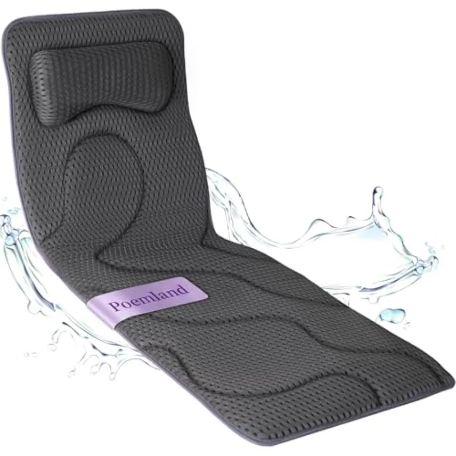 Full Body Bath Pillow for Tub -Soft Bathtub Pillow for Full Back, Head and Neck Support, Quick Dry Bath Cushion, Tub Pillow wit
Full Body Bath Pillow for Tub -Soft Bathtub Pillow for Full Back, Head and Neck Support, Quick Dry Bath Cushion, Tub Pillow wit