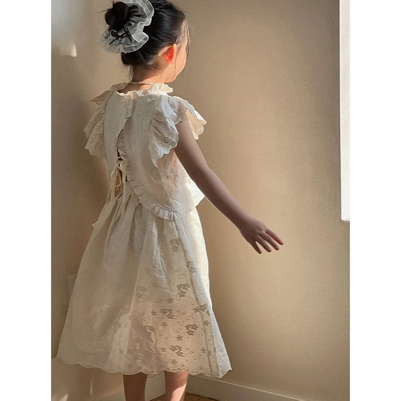 2026 New Summer Baby Girls Clothing Set Sleeveless Cotton Solid Color embroidery Vest+skirt 2-7Yrs Children Clothes Suit
2026 New Summer Baby Girls Clothing Set Sleeveless Cotton Solid Color embroidery Vest+skirt 2-7Yrs Children Clothes Suit