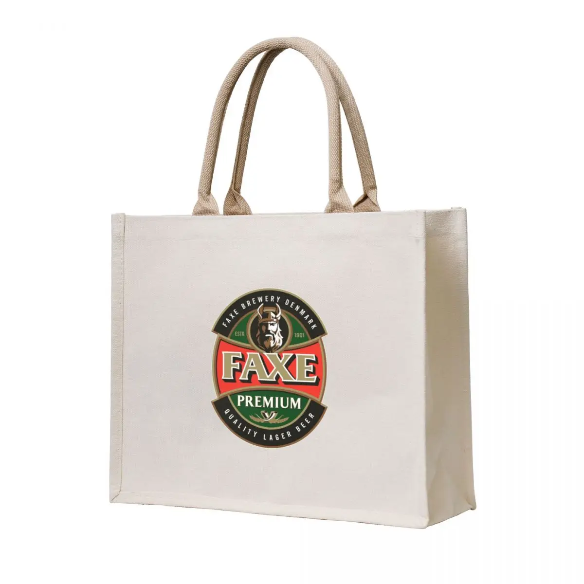 Faxe Premium Beer Tote Bag shopping cart bags free delivery bags Portable shopping bag 
Faxe Premium Beer Tote Bag shopping cart bags free delivery bags Portable shopping bag