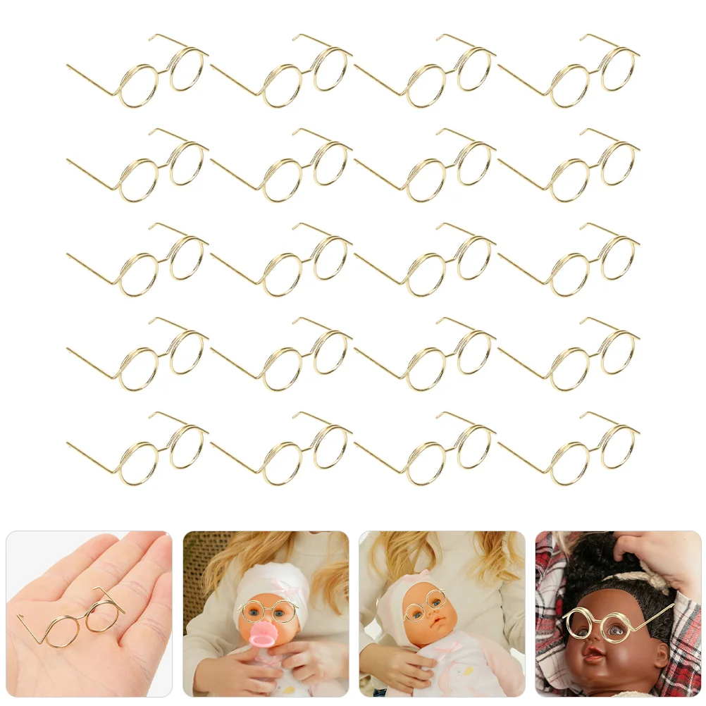 20 Pcs Metal Glasses DIY for Dress up Accessories Eye Steel Wire Crafts Eyeglasses
20 Pcs Metal Glasses DIY for Dress up Accessories Eye Steel Wire Crafts Eyeglasses