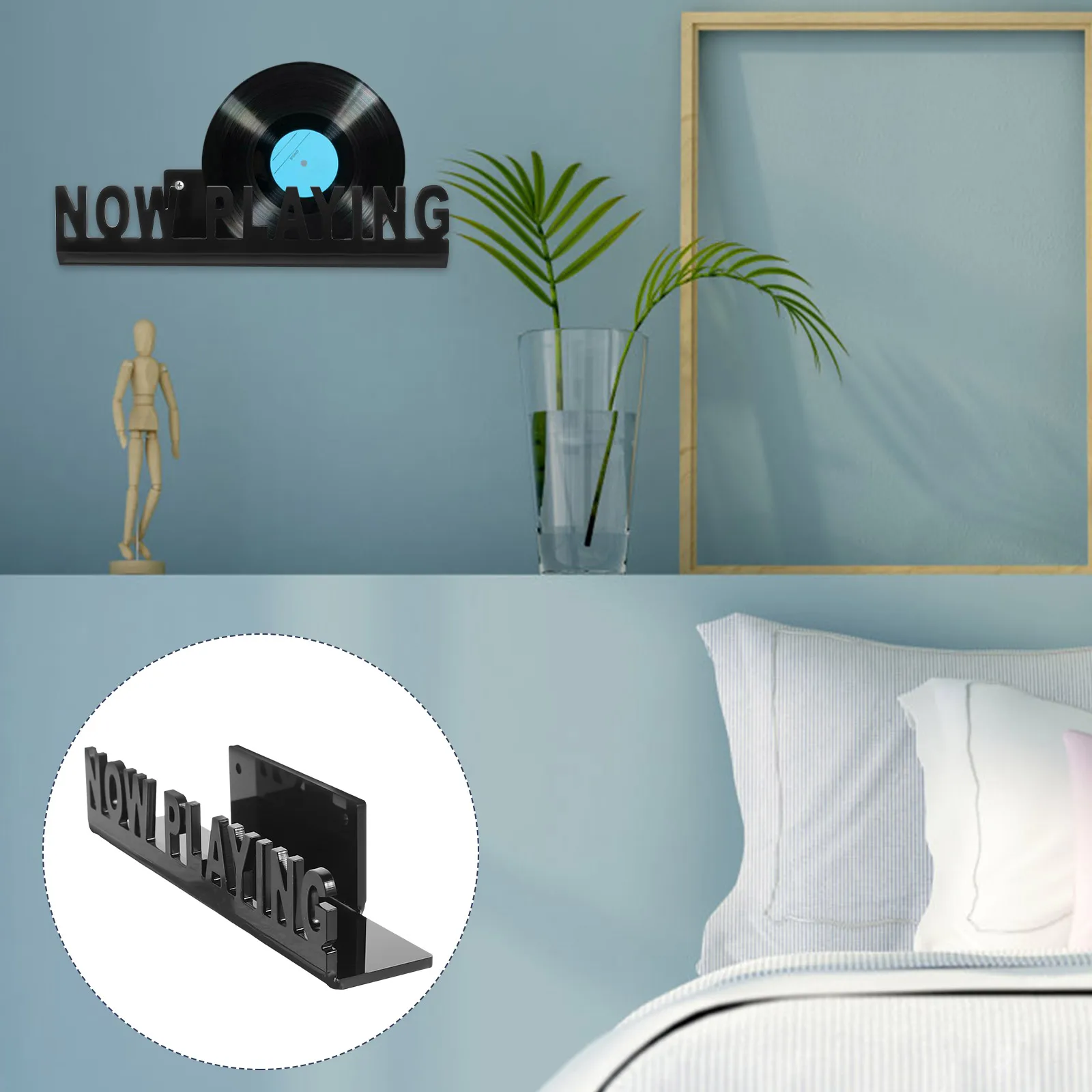 Black Vinyl Stand Wall Acrylic Shelf Floating CD Rack Vinyl Record Storage Rack Document ganizer Storage Solution
Black Vinyl Stand Wall Acrylic Shelf Floating CD Rack Vinyl Record Storage Rack Document ganizer Storage Solution
