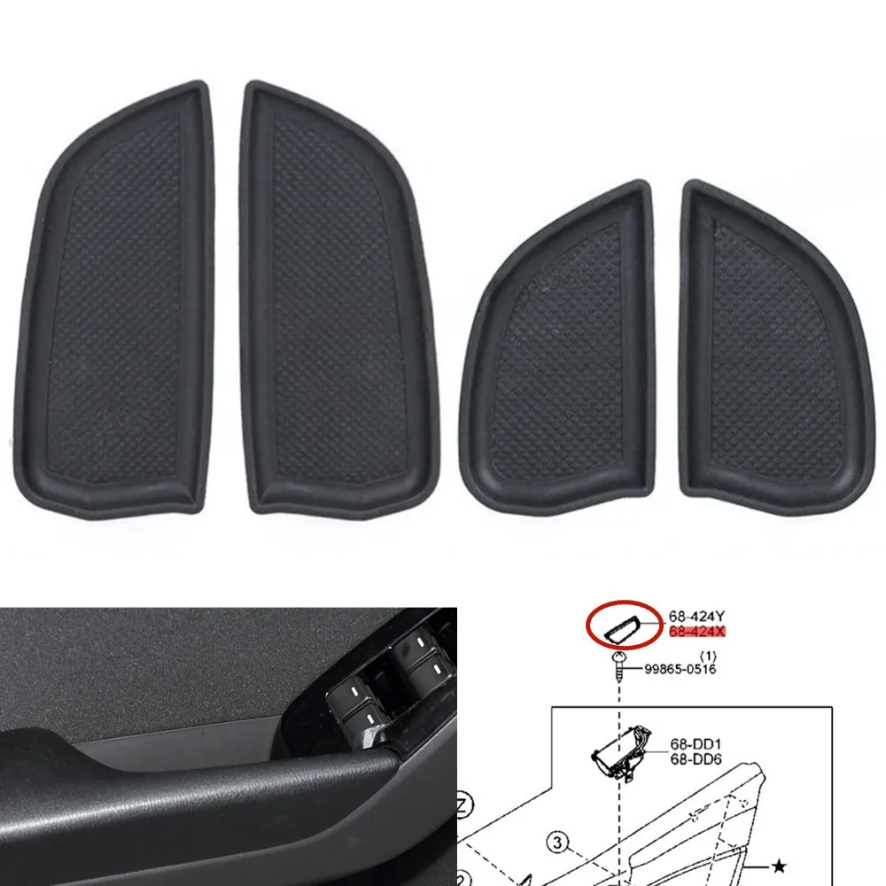 Front Rear Left Right Interior Door Slot Cushion Armrest Rubber Pad Trim Cover For Mazda 3 Axela 2014 2015 2016 2017 2018 2019
Front Rear Left Right Interior Door Slot Cushion Armrest Rubber Pad Trim Cover For Mazda 3 Axela 2014 2015 2016 2017 2018 2019