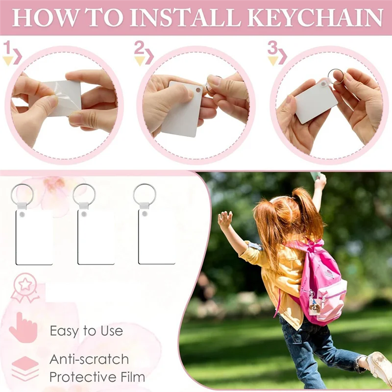 ABPQ-180 PCS Sublimation Keychains In Bulk Sublimation Keychain Suitable For DIY Keychain Making
ABPQ-180 PCS Sublimation Keychains In Bulk Sublimation Keychain Suitable For DIY Keychain Making
