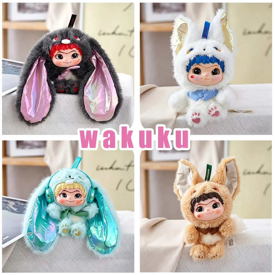 Wakuku - New Party Second Generation Wakuku Rabbit Doll Plush Doll Trendy Key Chain Blind Box Plush Rabbit Pendant
Wakuku - New Party Second Generation Wakuku Rabbit Doll Plush Doll Trendy Key Chain Blind Box Plush Rabbit Pendant