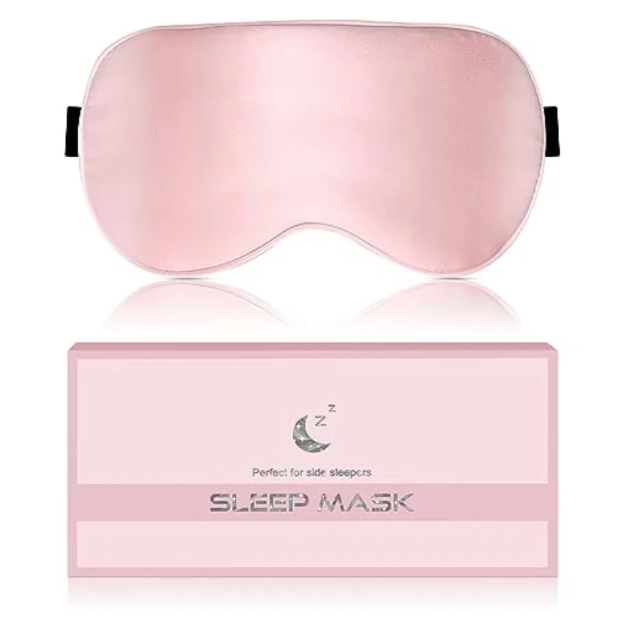 Silk Sleep Mask for Women - Soft Breathable Organic Natural Mulberry Silk Fabric out Eye Mask for Sleeping with Adjustable Stra
Silk Sleep Mask for Women - Soft Breathable Organic Natural Mulberry Silk Fabric out Eye Mask for Sleeping with Adjustable Stra