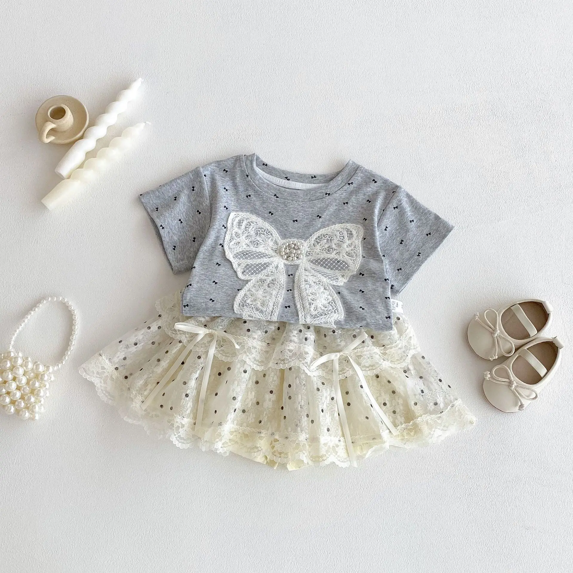 2026 Summer New Children Short Sleeve T Shirts Cotton Baby Girls Cute Bow Lace Tee Toddler Loose Casual Tops Kids Clothes
2026 Summer New Children Short Sleeve T Shirts Cotton Baby Girls Cute Bow Lace Tee Toddler Loose Casual Tops Kids Clothes