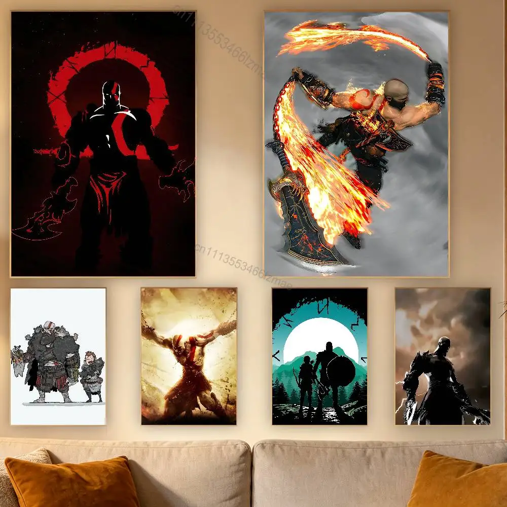 G-God of War Game Cool Poster Retro Paper Sticker DIY Room Bar Cafe Aesthetic Art Wall Painting
G-God of War Game Cool Poster Retro Paper Sticker DIY Room Bar Cafe Aesthetic Art Wall Painting