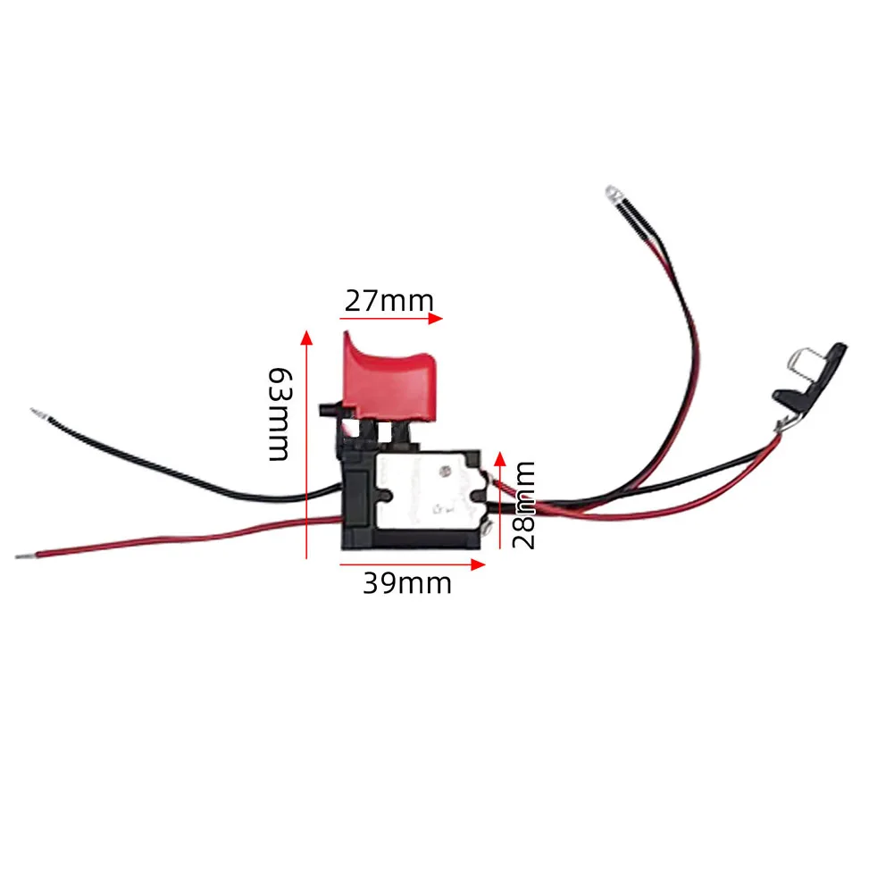 1pcs Trigger Switch For 10.8V 12V Electric Drill Forward And Reverse Speed Control Switch Power Tools Accessories
1pcs Trigger Switch For 10.8V 12V Electric Drill Forward And Reverse Speed Control Switch Power Tools Accessories