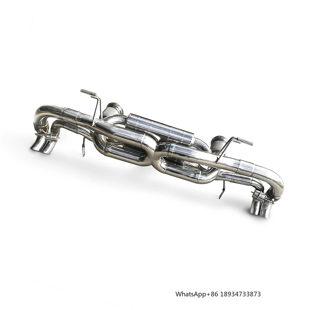 Suitable for Audi R8 V10 5.2l 2008-2016 Stainless Steel Escape Exhaust Pipe with Valve Cat Back Exhaust Pipe System
Suitable for Audi R8 V10 5.2l 2008-2016 Stainless Steel Escape Exhaust Pipe with Valve Cat Back Exhaust Pipe System