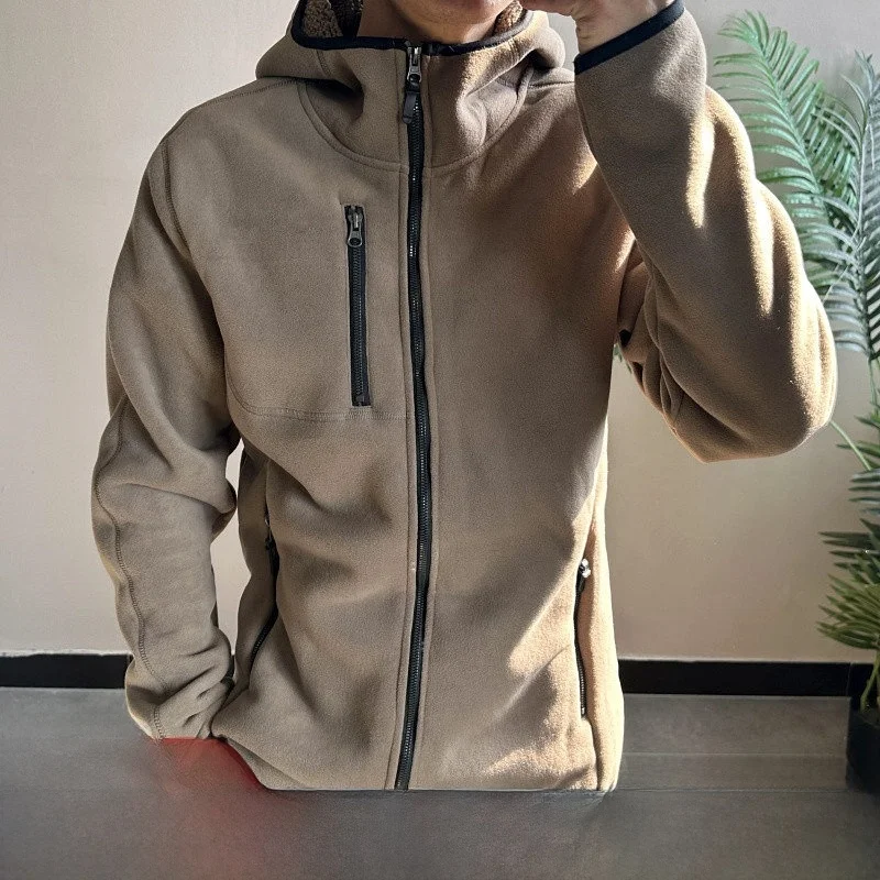 Double Warmth Outdoor Casual Hooded Fleece Jacket YKK Zipper High End Spring Autumn Women's Fashion Urban Style Long Sleeve
Double Warmth Outdoor Casual Hooded Fleece Jacket YKK Zipper High End Spring Autumn Women's Fashion Urban Style Long Sleeve