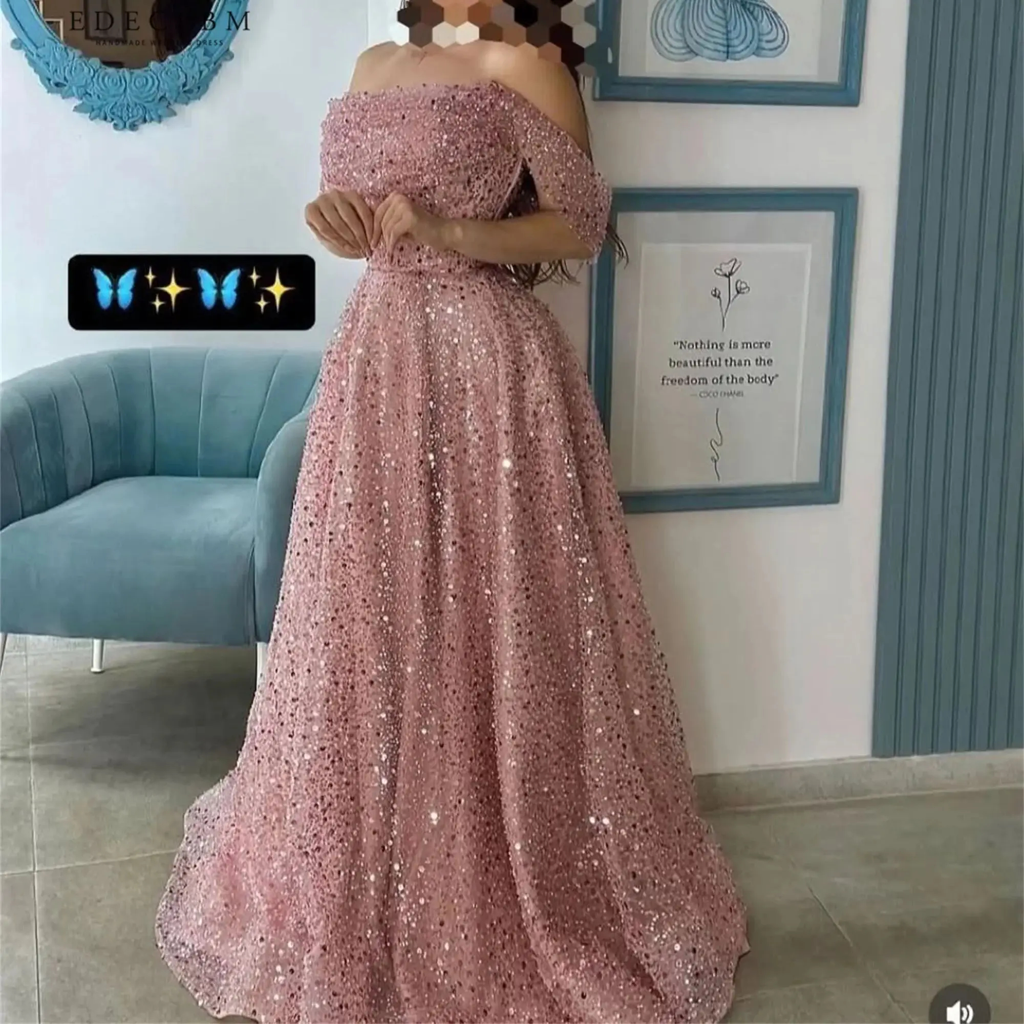 EDECPBM Pink Prom Dresses 2025 Customized Luxury Luxury Evening Dresses for Special Occasions Off-shoulder Bead Embroidery Party
EDECPBM Pink Prom Dresses 2025 Customized Luxury Luxury Evening Dresses for Special Occasions Off-shoulder Bead Embroidery Party