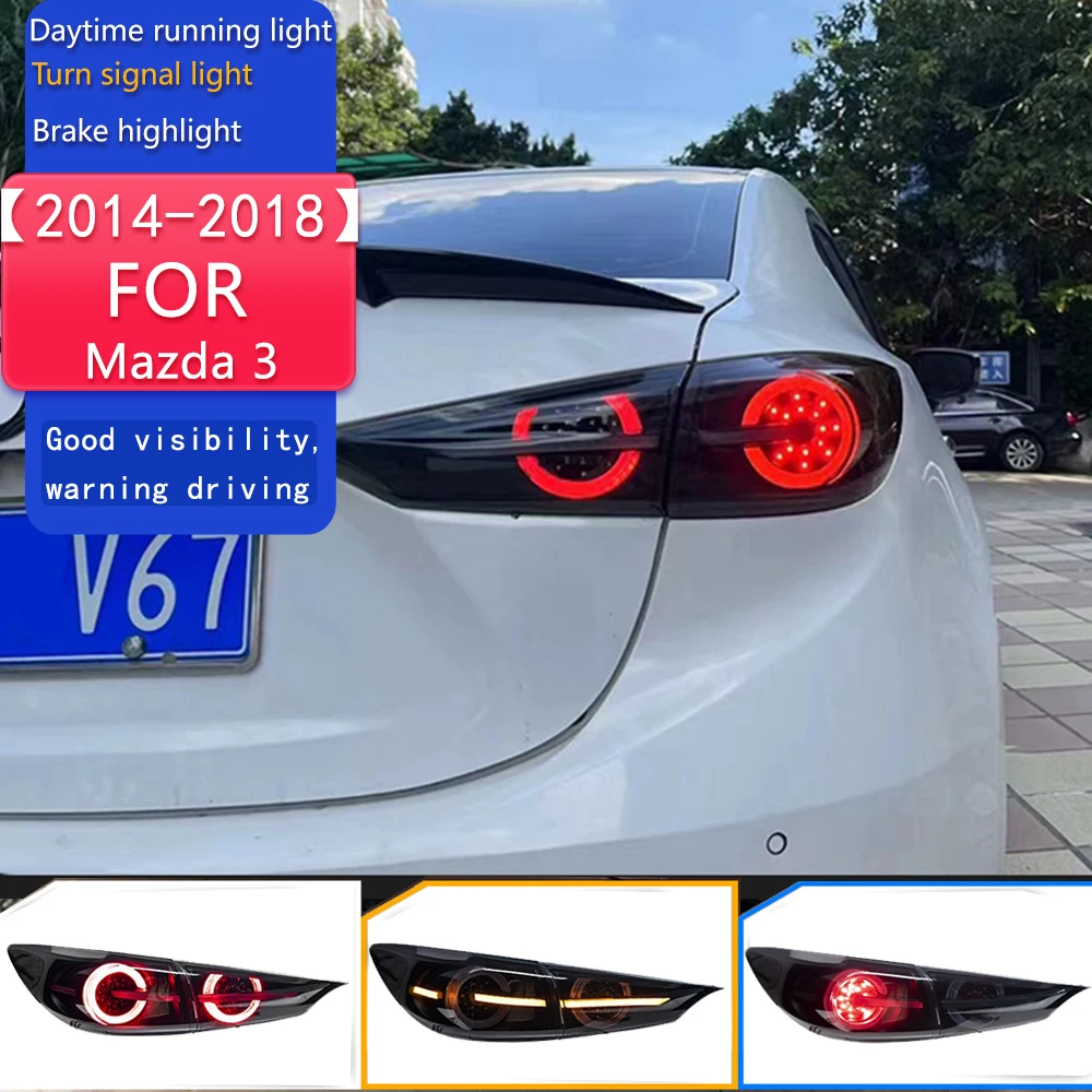 Автомобильные фары для Mazda 3 светодиодные задние фонари 2014-2018 Mazda3 Axela Sedan задний фонарь светодиодный DRL сигнальный тормозной задний ход автоаксессуары
Автомобильные фары для Mazda 3 светодиодные задние фонари 2014-2018 Mazda3 Axela Sedan задний фонарь светодиодный DRL сигнальный тормозной задний ход автоаксессуары