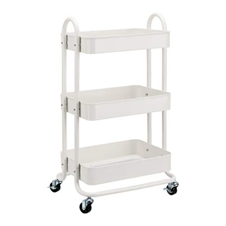 3-Tier Rolling Utility Cart Storage Organizer Lockable Wheels Multifunctional Storage Portable Mobile Shelving Unit
3-Tier Rolling Utility Cart Storage Organizer Lockable Wheels Multifunctional Storage Portable Mobile Shelving Unit