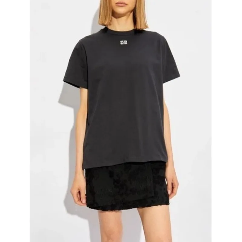 New Butterfly Back Logo Rhinestone Cotton Round Neck Casual Short Sleeve T Shirt Women
New Butterfly Back Logo Rhinestone Cotton Round Neck Casual Short Sleeve T Shirt Women
