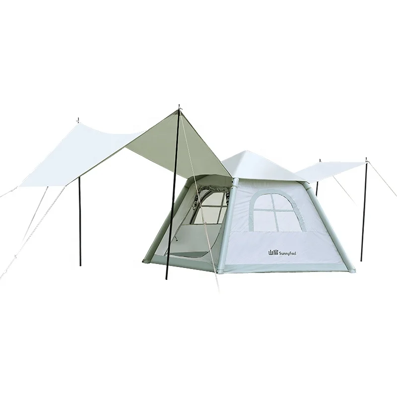 Electric Inflatable Tent with Awning, Quick Setup, Waterproof, UV Protection, 210x210x150cm
Electric Inflatable Tent with Awning, Quick Setup, Waterproof, UV Protection, 210x210x150cm