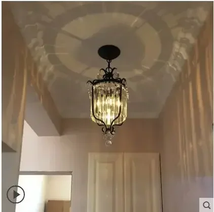 American Corridor Cloakroom Staircase Study Entrance Balcony K9 European Crystal Chandelier
American Corridor Cloakroom Staircase Study Entrance Balcony K9 European Crystal Chandelier
