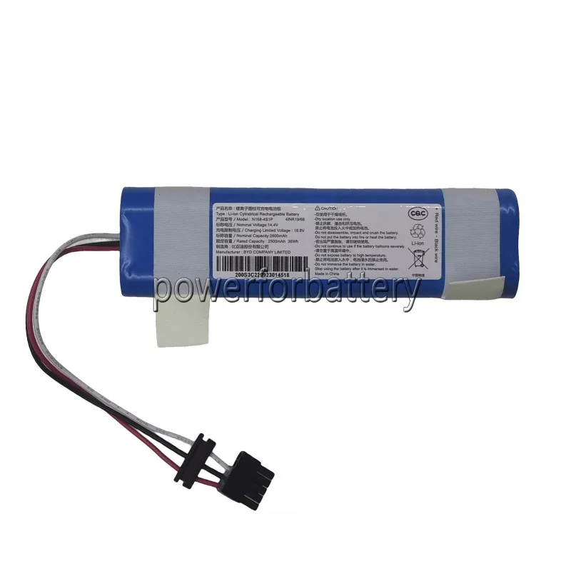 New 14.8V battery for Mop Pro robot vacuum cleaner STYTJ02YM MH1-4S1P-SC-
New 14.8V battery for Mop Pro robot vacuum cleaner STYTJ02YM MH1-4S1P-SC-