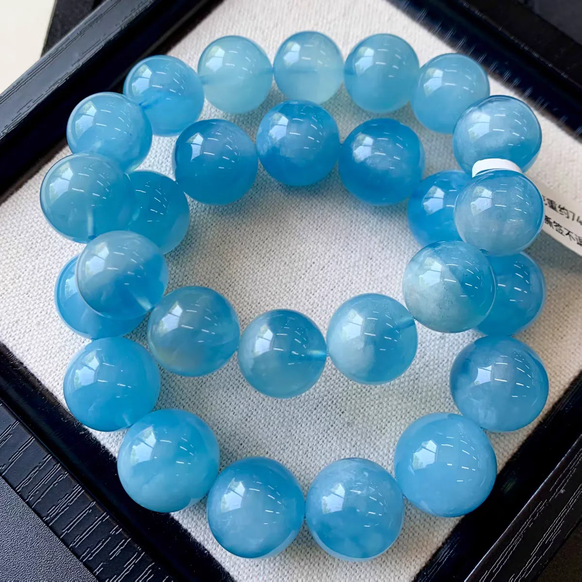 Natural Blue Aquamarine Bracelet Big Round Beads Women Men Blue Aquamarine Jewelry Beads 12mm 13mm 14mm 15mm 16mm AAAAAA
Natural Blue Aquamarine Bracelet Big Round Beads Women Men Blue Aquamarine Jewelry Beads 12mm 13mm 14mm 15mm 16mm AAAAAA