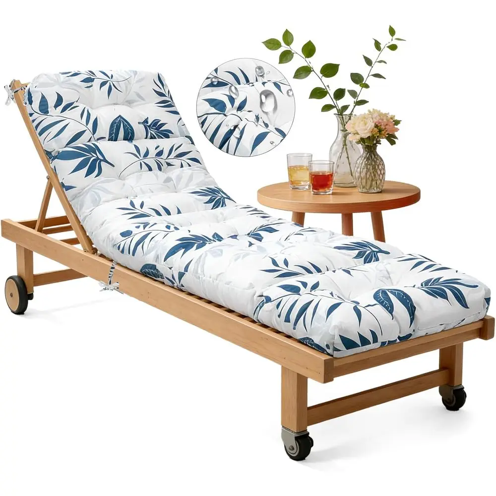Outdoor Lounge Chair Cushions 74.8 x 22 x 4.7, Replacement Cushions for Chaise Lounges with Ties, Thickened Patio Pool Bench Cus
Outdoor Lounge Chair Cushions 74.8 x 22 x 4.7, Replacement Cushions for Chaise Lounges with Ties, Thickened Patio Pool Bench Cus
