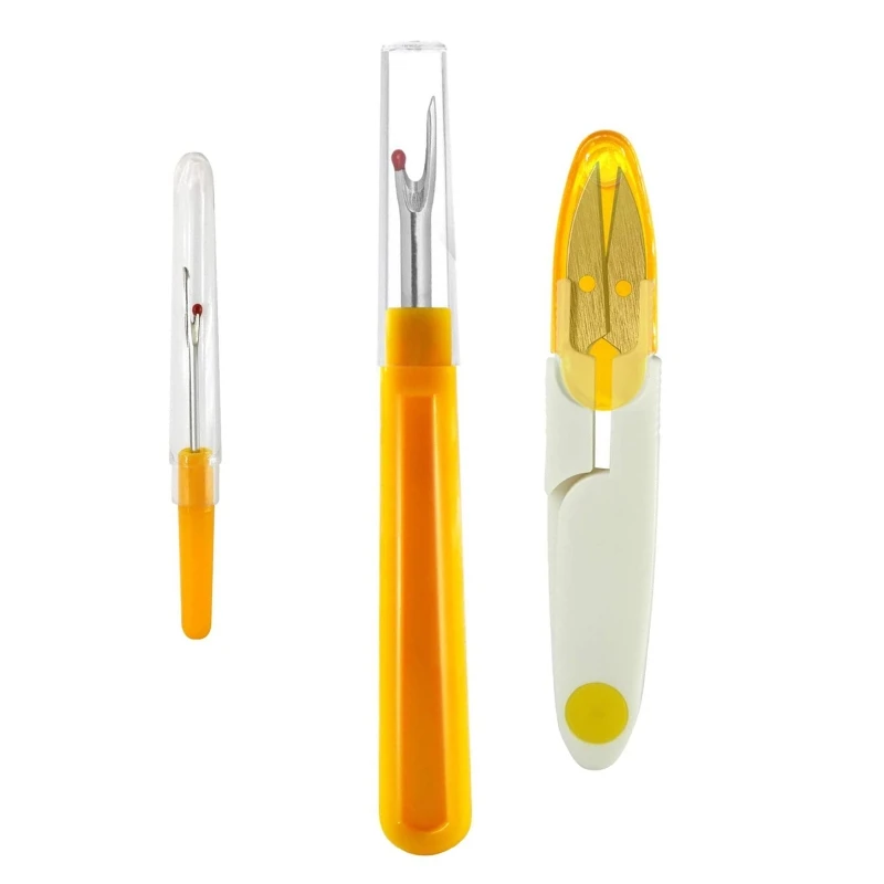 Multi-in-1 Sewing Tools with Seam Stitch Unpicker Thread Cutter for Girls Hobbyists DIY for Cross Stitch Craf L41E
Multi-in-1 Sewing Tools with Seam Stitch Unpicker Thread Cutter for Girls Hobbyists DIY for Cross Stitch Craf L41E