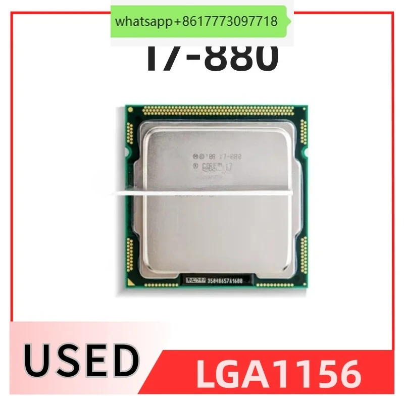 I7-880 for Core Processor CPU3.06GHz 45NM 95W LGA 1156 Inter i7 Processor
I7-880 for Core Processor CPU3.06GHz 45NM 95W LGA 1156 Inter i7 Processor