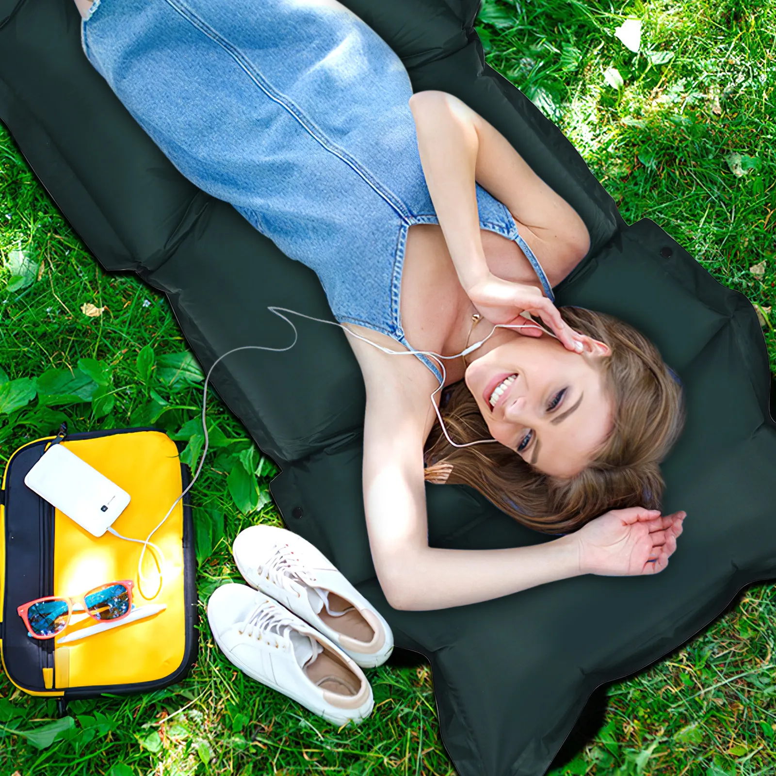 Self Inflating Camping Mat Large Automatic Inflating Sleeping Pad Portable Lightweight Sleeping Mat for Outdoor Camping Hiking
Self Inflating Camping Mat Large Automatic Inflating Sleeping Pad Portable Lightweight Sleeping Mat for Outdoor Camping Hiking