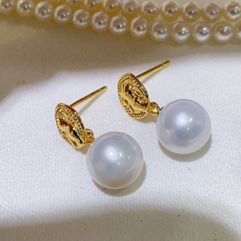 SGARIT New Fashion Edison Pearl 9-10mm Pearl Stud Earrings for Women S925 Sterling Silver Jewelry Girlfriend Gifts Classic
SGARIT New Fashion Edison Pearl 9-10mm Pearl Stud Earrings for Women S925 Sterling Silver Jewelry Girlfriend Gifts Classic