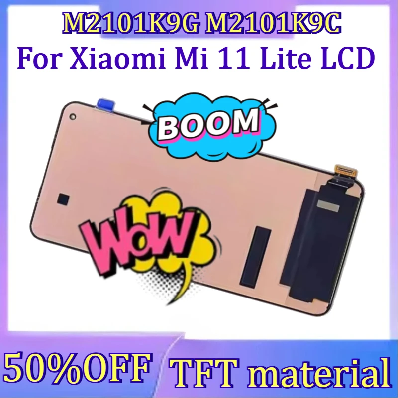 For Xiaomi Mi 11 Lite LCD New TFT For Xiaomi Mi 11 Lite LCD M2101K9G M2101K9C Display Screen Touch Panel Digitizer Assembly
For Xiaomi Mi 11 Lite LCD New TFT For Xiaomi Mi 11 Lite LCD M2101K9G M2101K9C Display Screen Touch Panel Digitizer Assembly