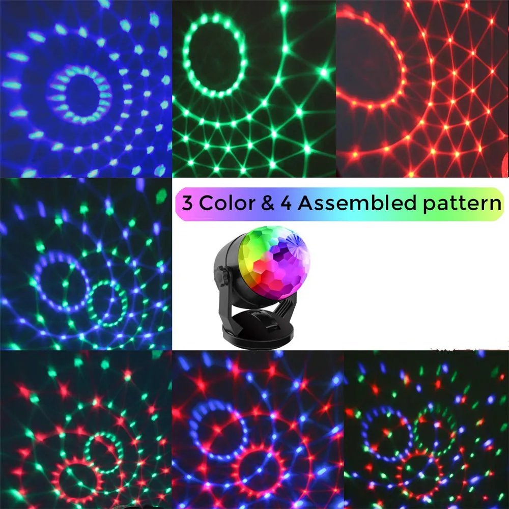 LED Stage Light Sound Activated Party Lights Battery/USB RGB Magic Disco Ball Light Strobe Lamp Laser Projector For Home Party
LED Stage Light Sound Activated Party Lights Battery/USB RGB Magic Disco Ball Light Strobe Lamp Laser Projector For Home Party