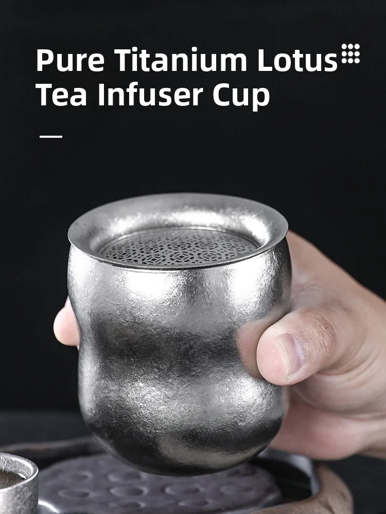 KouDun Pure Titanium Gourd Cup Portable Handheld Water Cup for Cam Outdoor Travel High End Titanium Alloy Tea Cup
KouDun Pure Titanium Gourd Cup Portable Handheld Water Cup for Cam Outdoor Travel High End Titanium Alloy Tea Cup