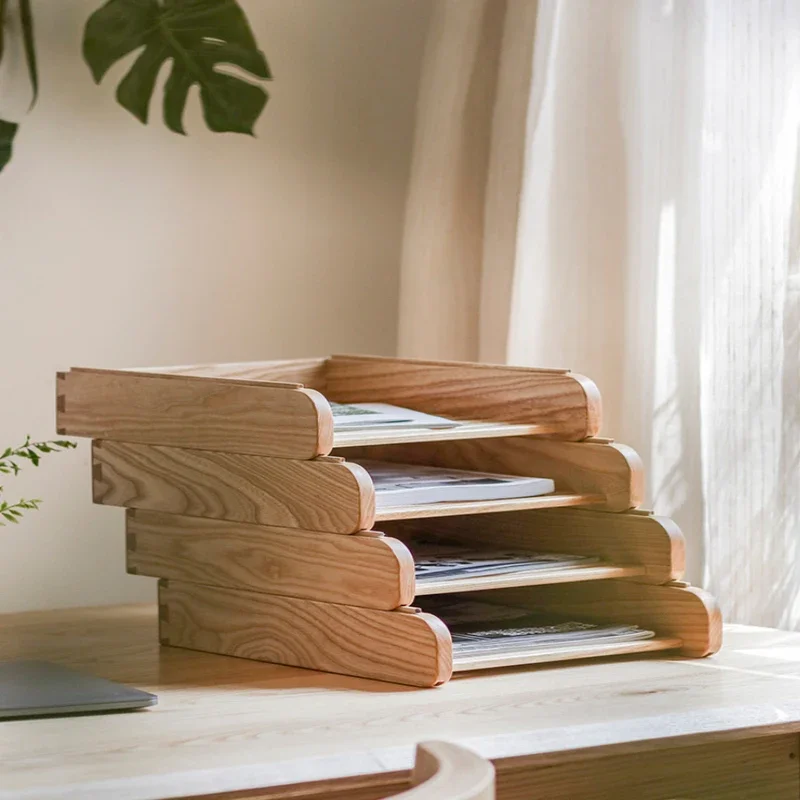 Japanese Simple Solid Wood Book and Newspaper Rack, Magazine Desk Shelf, Paper Folder, Office Supplies Storage Box for Home
Japanese Simple Solid Wood Book and Newspaper Rack, Magazine Desk Shelf, Paper Folder, Office Supplies Storage Box for Home