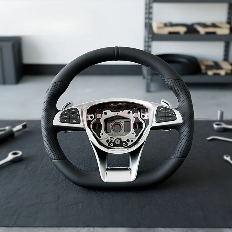 Многофункциональный спортивный кожаный руль для Mercedes-Benz C-Class W202 W203 W204 W205, CLK-Class W208, C63, C43 AMG (обновленная версия)
Многофункциональный спортивный кожаный руль для Mercedes-Benz C-Class W202 W203 W204 W205, CLK-Class W208, C63, C43 AMG (обновленная версия)