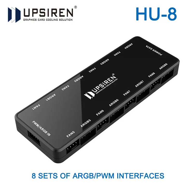 Внешний вход вентилятора шасси UPSIREN, 8 наборов интерфейсов ARGB и PWM, нижняя Магнитная конструкция, поддержка синхронизации материнской платы
Внешний вход вентилятора шасси UPSIREN, 8 наборов интерфейсов ARGB и PWM, нижняя Магнитная конструкция, поддержка синхронизации материнской платы