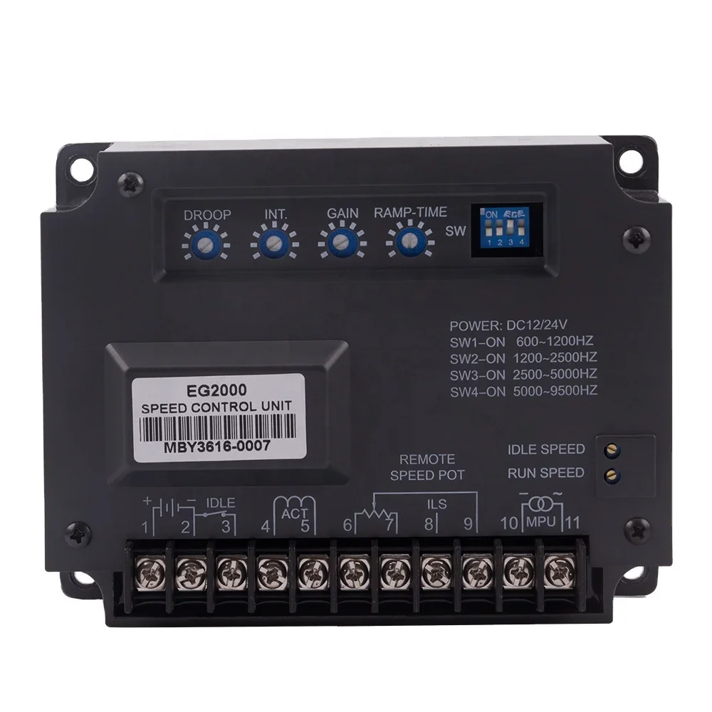 Generator high voltage motor control board electric speed controller DC Electronic Governor EG2000
Generator high voltage motor control board electric speed controller DC Electronic Governor EG2000