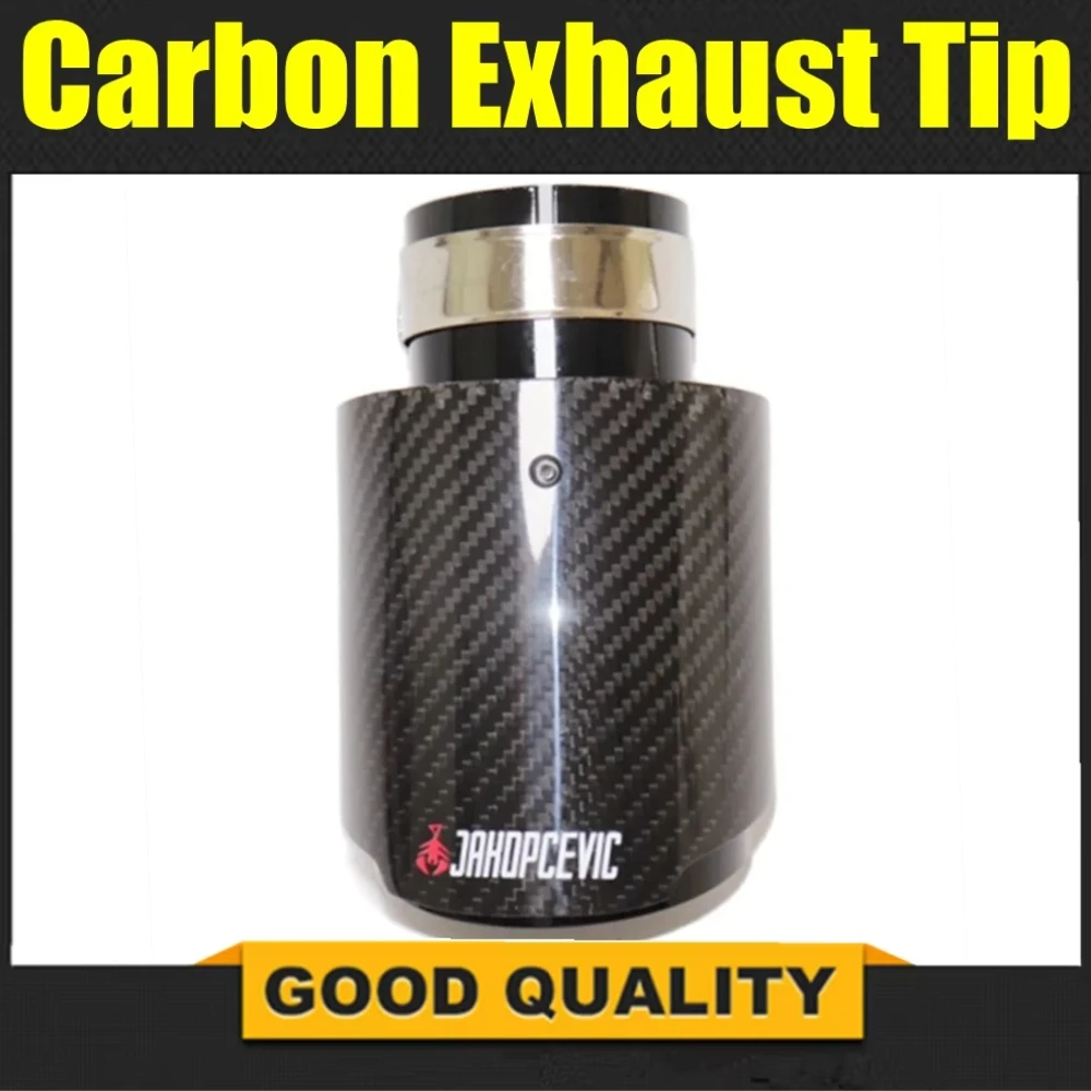 1 шт., модификация автомобиля, одиночный наконечник выхлопной трубы, глянцевый черный глушитель из углеродного волокна, выхлопная насадка
1 шт., модификация автомобиля, одиночный наконечник выхлопной трубы, глянцевый черный глушитель из углеродного волокна, выхлопная насадка