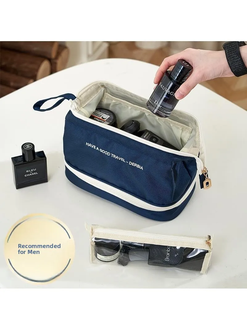 Travel Cosmetic Bag Men's Business Trip High-end 2025 New Portable Makeup Bag Storage Bag Waterproof Large Capacity
Travel Cosmetic Bag Men's Business Trip High-end 2025 New Portable Makeup Bag Storage Bag Waterproof Large Capacity