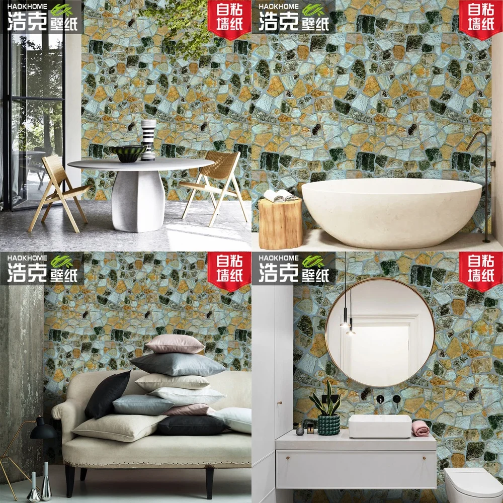 Retro 3D Simulated Brick Wall Sticker Creative Rock Pattern Wallpaper for Balcony Restaurant Snack Shop Background
Retro 3D Simulated Brick Wall Sticker Creative Rock Pattern Wallpaper for Balcony Restaurant Snack Shop Background