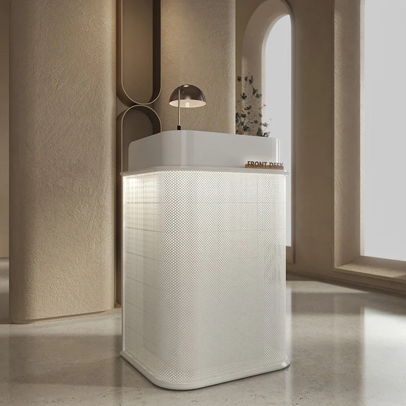 Простая стойка регистрации для бизнеса, белая профессиональная белая стойка для салона, роскошные счетчики для кофейни, мебель для Escritorio
Простая стойка регистрации для бизнеса, белая профессиональная белая стойка для салона, роскошные счетчики для кофейни, мебель для Escritorio