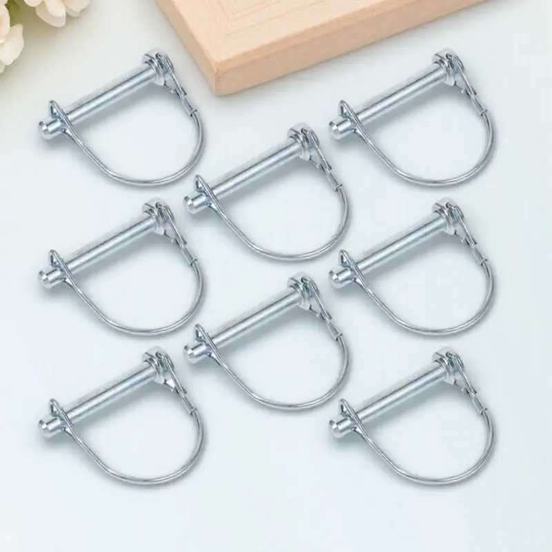 12 шт. D-образных стопорных шпилек с высокой грузоподъемностью, устойчивых к коррозии, для осей лодок, грузовиков и садового оборудования
12 шт. D-образных стопорных шпилек с высокой грузоподъемностью, устойчивых к коррозии, для осей лодок, грузовиков и садового оборудования