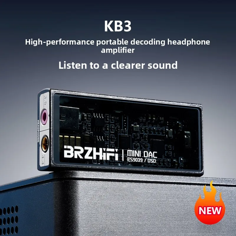 Brzhifi kb3 small tail es9039 decoding headphone amplifier portable fever headphone mobile phone amplifier
Brzhifi kb3 small tail es9039 decoding headphone amplifier portable fever headphone mobile phone amplifier