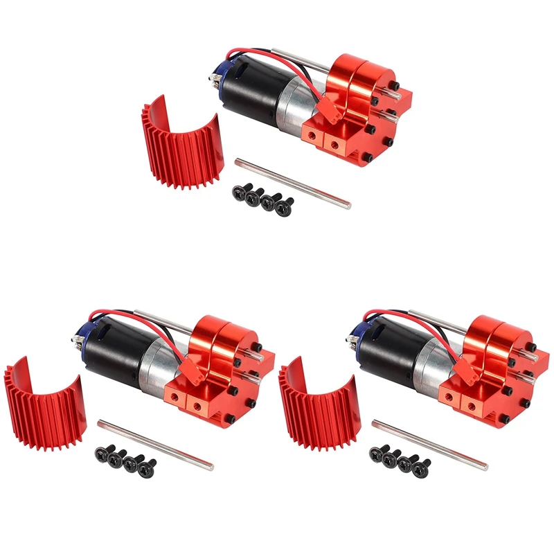 Eco-Friendly-3X 370 Brushed Motor+Alloy Heat Sink Gear Box Set With Steel Gears For WPL Henglong C14 C24 B14 B24 B16 B36 4X4 6X6
Eco-Friendly-3X 370 Brushed Motor+Alloy Heat Sink Gear Box Set With Steel Gears For WPL Henglong C14 C24 B14 B24 B16 B36 4X4 6X6