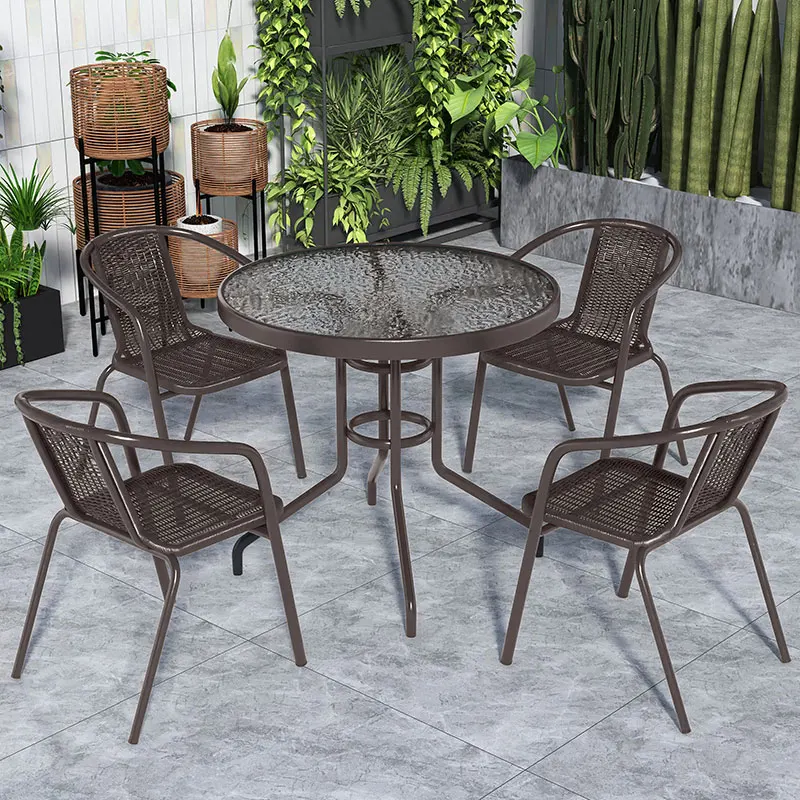 Outdoor leisure tables and chairs, courtyard, open-air waterproof and sunscreen, garden yard, small balcony, drinking tea, foldi
Outdoor leisure tables and chairs, courtyard, open-air waterproof and sunscreen, garden yard, small balcony, drinking tea, foldi