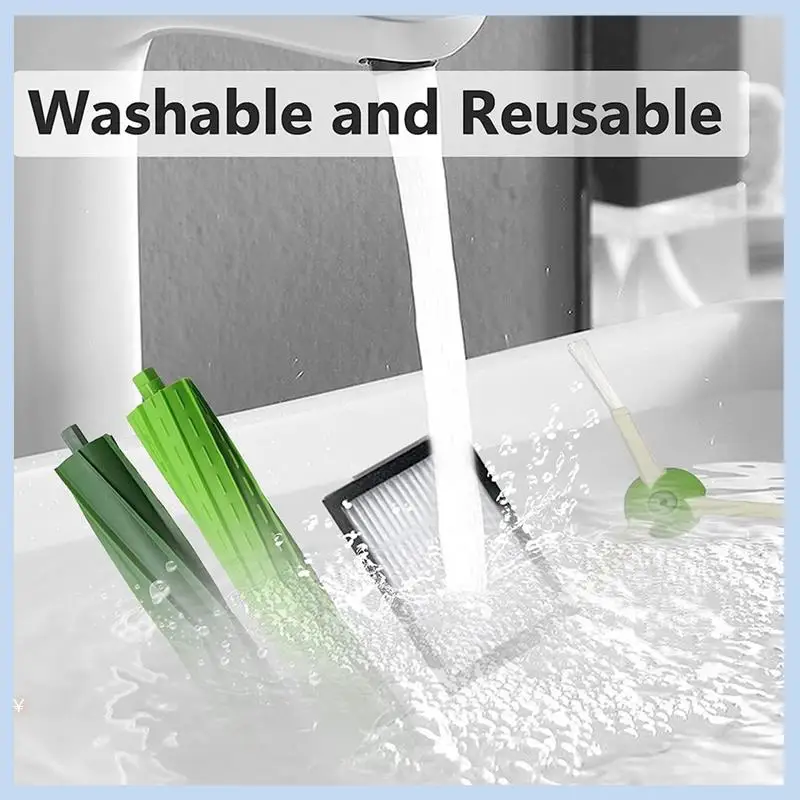 18PCS For Irobot Roomba Combo J7+ Robotic Vacuum Cleaner Accessories Rubber Brushes HEPA Filters Side Brush Mop Cloth
18PCS For Irobot Roomba Combo J7+ Robotic Vacuum Cleaner Accessories Rubber Brushes HEPA Filters Side Brush Mop Cloth