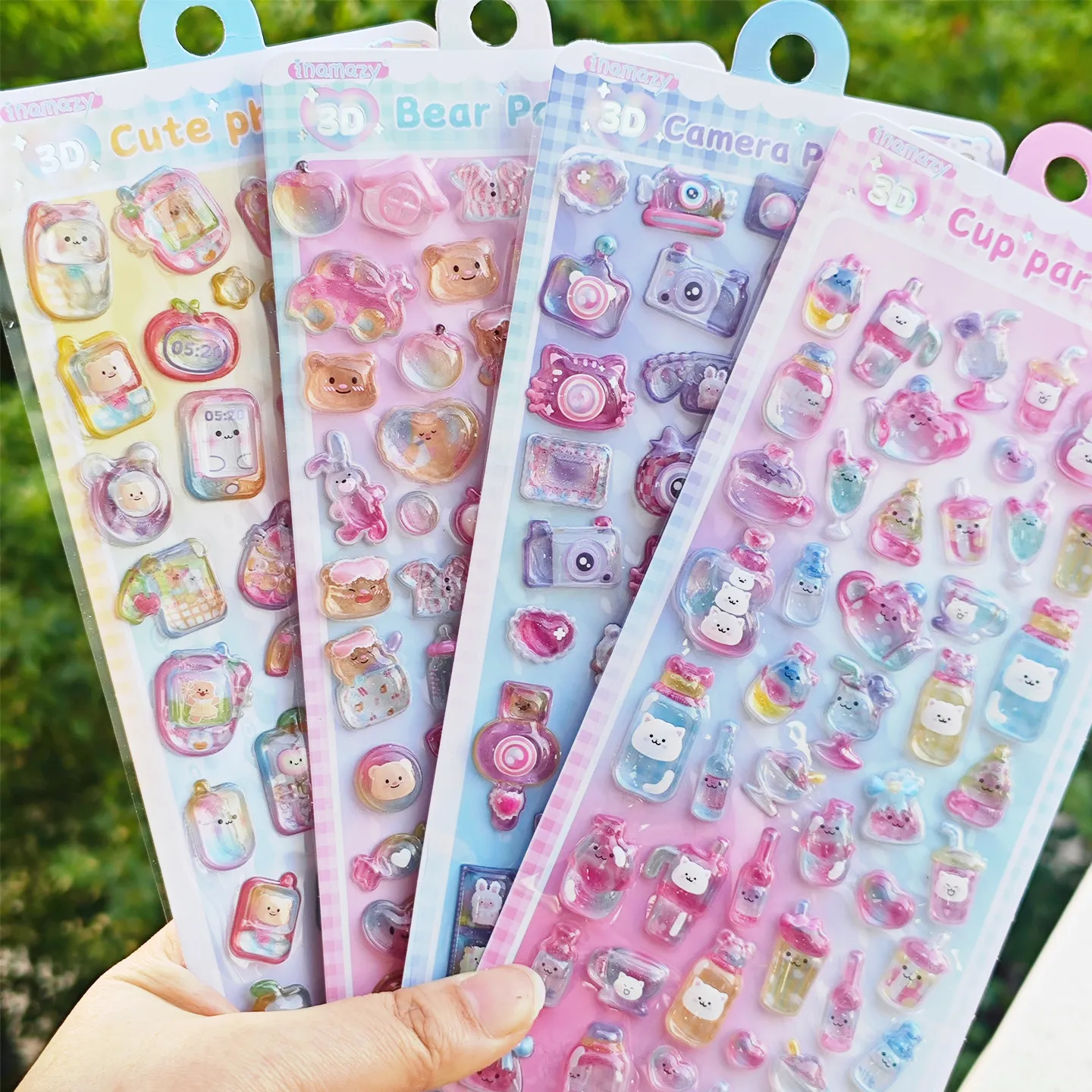 Cartoon Camera Bear Cup Party Drop 3D Relief Stickers Scrapbooking DIY Journaling Stationery Diary Decor School Cute Stickers
Cartoon Camera Bear Cup Party Drop 3D Relief Stickers Scrapbooking DIY Journaling Stationery Diary Decor School Cute Stickers