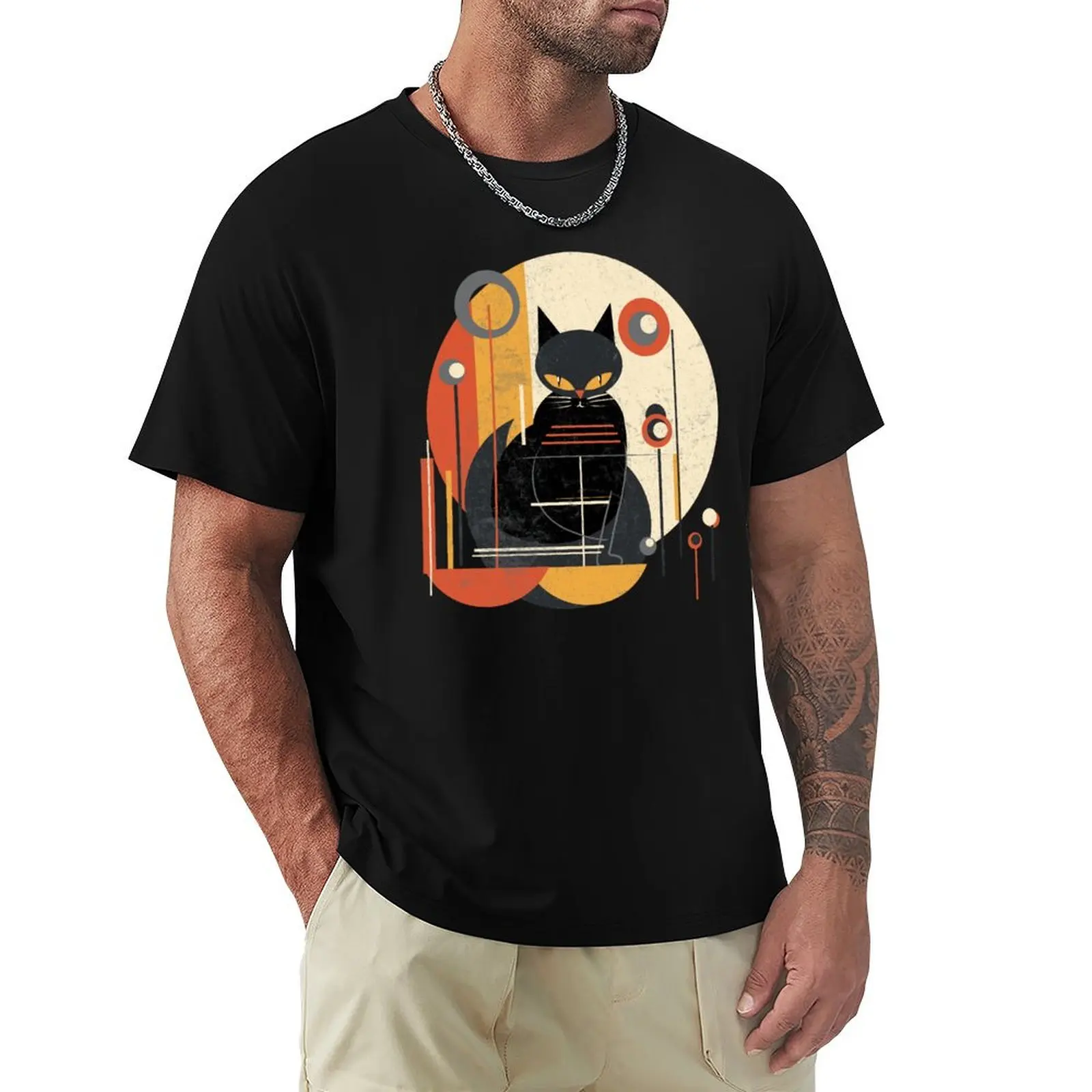 Mid century cat T-Shirt Soft Anti-Shrink Cotton Tee
Mid century cat T-Shirt Soft Anti-Shrink Cotton Tee